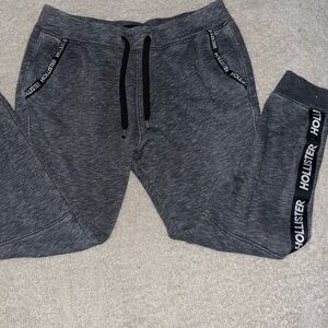 Hollister Gray Joggers with Black Details